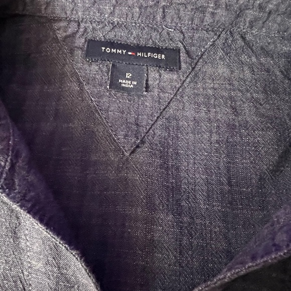 Girl’s Tommy Hilfiger Jean Blue Dress Size 12 - Picture 3 of 6